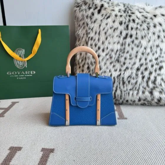 Goyard Blue 18x12cm shoulder bag AAA Quality Replica