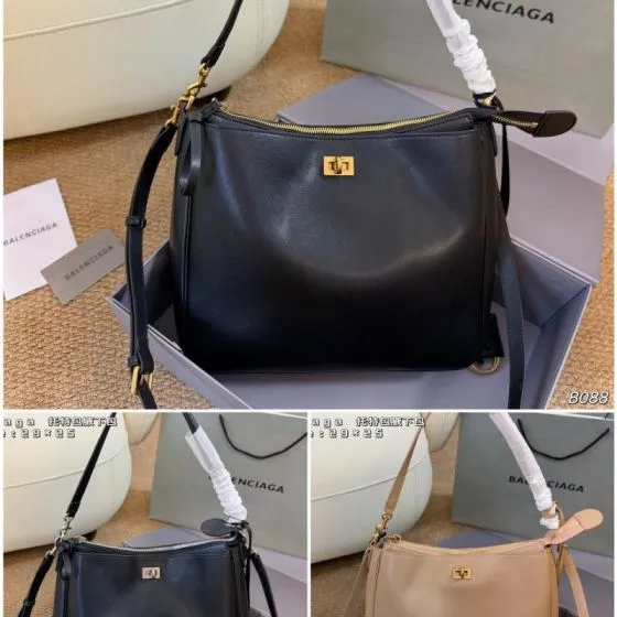 Balenciaga Black 29x25cm shoulder AAA Quality Replica