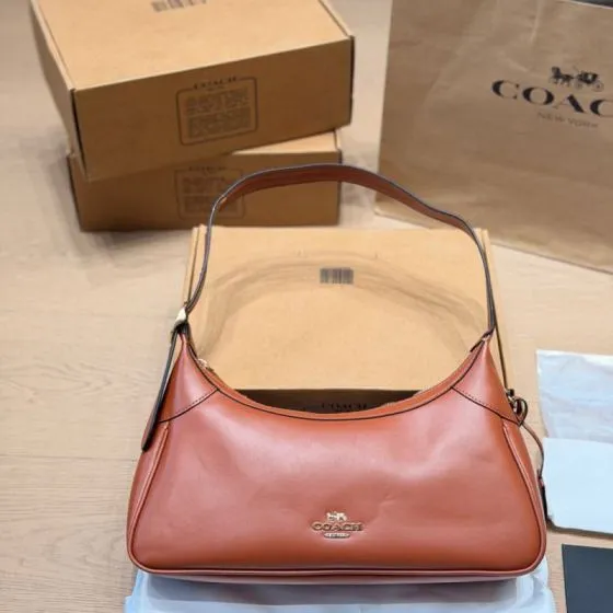 Coach Brown shoulder bag Premium Replica