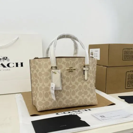 Coach Monogram shoulder bag Premium Replica