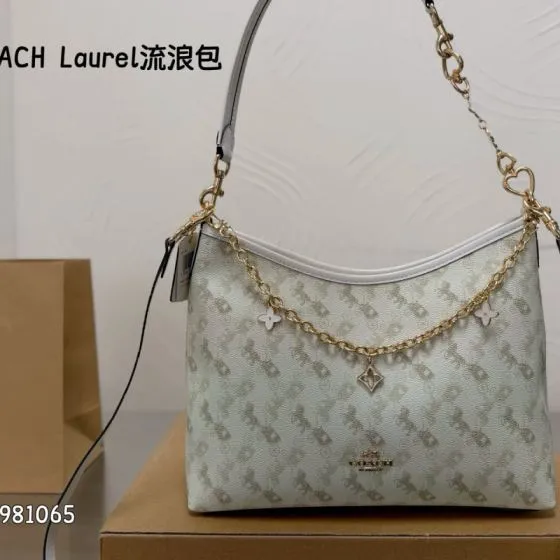 Coach Monogram shoulder bag Premium Replica