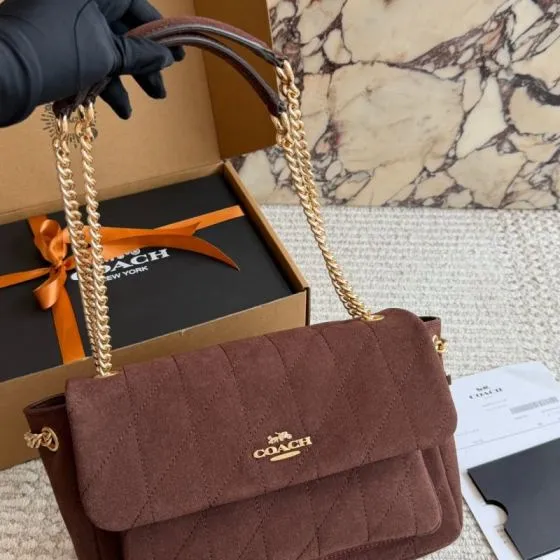 Coach Brown shoulder bag 1 1 Replica
