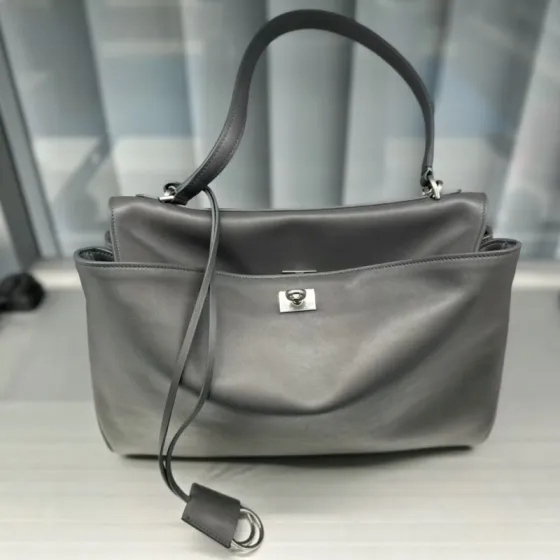 Balenciaga Gray 30x22x12cm shoulder bag AAA Quality Replica