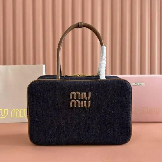 Miu Miu Brown 34x23x12cm shoulder bag AAA Quality Replica