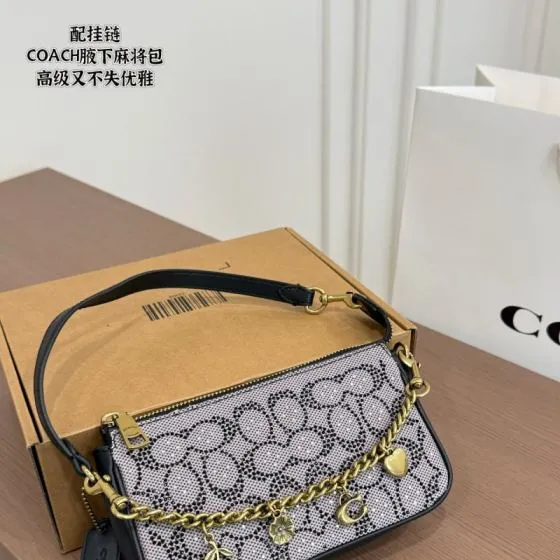 Coach Monogram 25x18x10cm shoulder bag 1 1 Replica