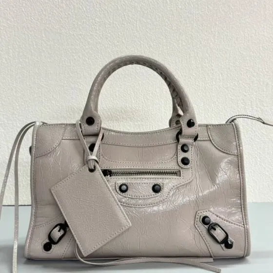 Balenciaga City Gray 38x28x15cm shoulder bag 1 1 Replica