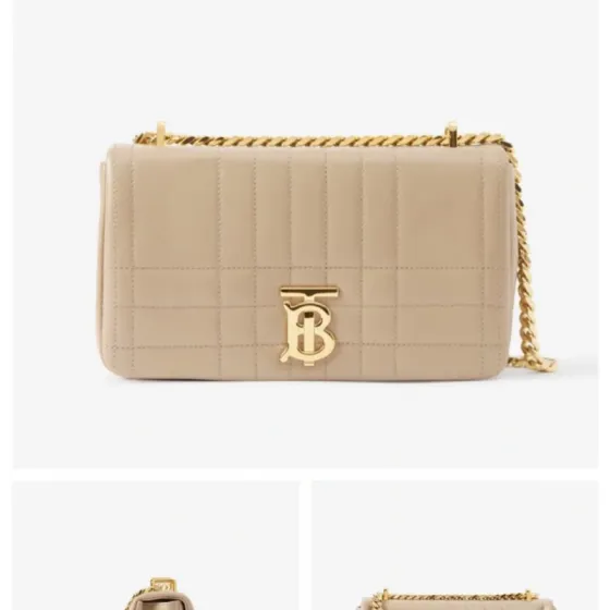 Burberry Beige 25x18x10cm shoulder bag AAA Quality Replica
