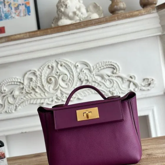 Hermes 2424 Purple mini crossbody Top Quality Replica