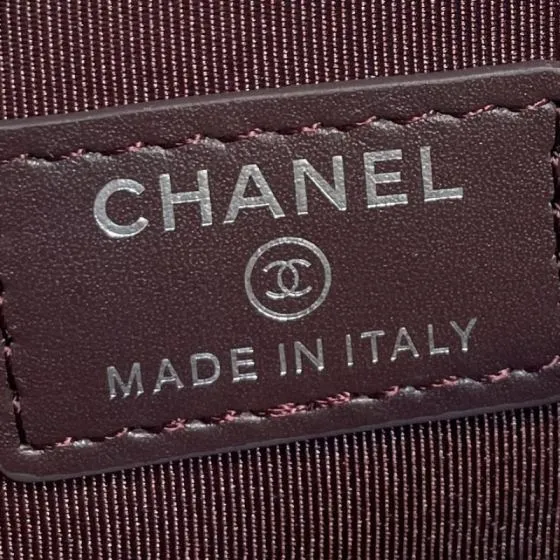 Chanel Burgundy 12 9 5cm evening 1 1 Replica