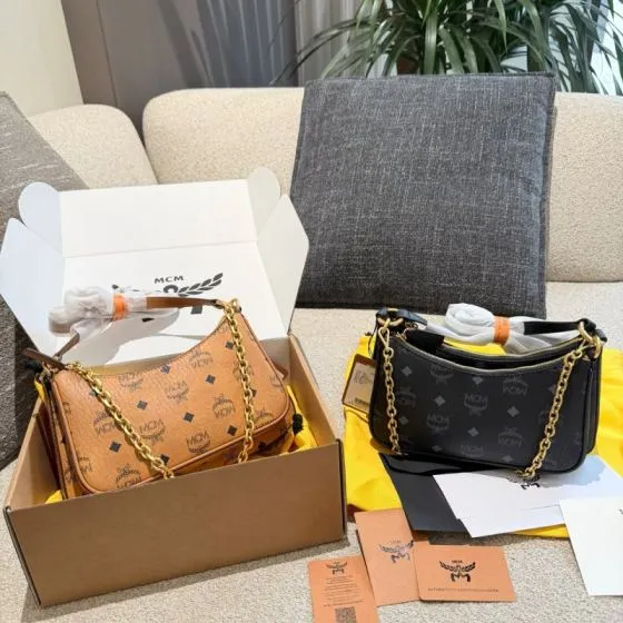 MCM Visetos 25x18x10cm shoulder bag Premium Replica