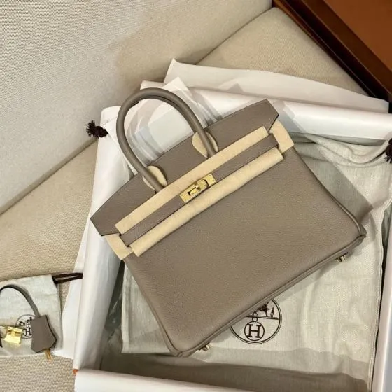 Hermes Birkin Etoupe handbag — AAA Quality Replica
