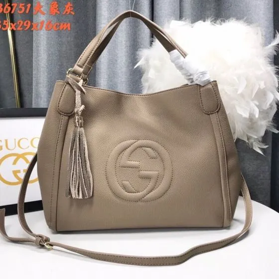 Gucci Soho Taupe 35x29x16cm shoulder Premium Replica
