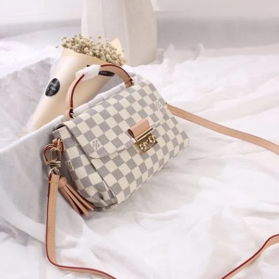 Louis Vuitton M41581 Damier Azur 21 5-18-9cm crossbody AAA Quality Replica