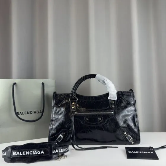 Balenciaga City Black 38x28x15cm shoulder bag 1 1 Replica