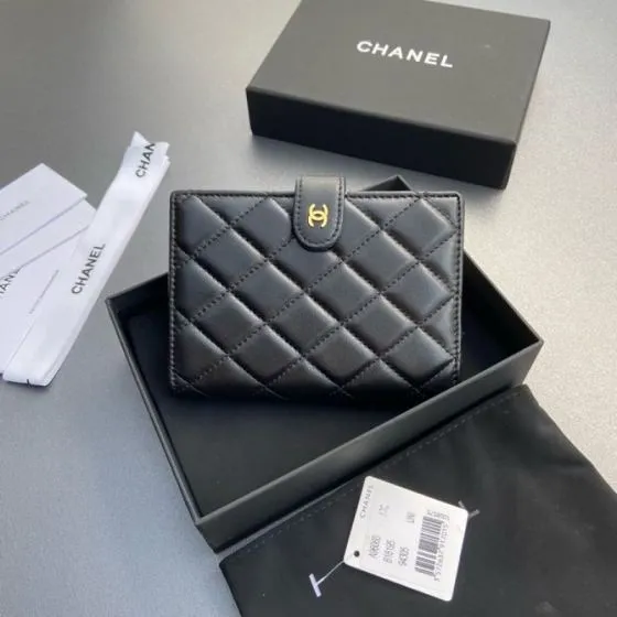 Chanel Black wallet Top Quality Replica