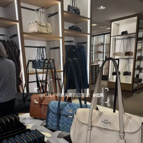 Coach Monogram shoulder bag Premium Replica
