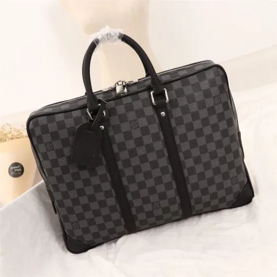 Louis Vuitton M41125 Damier Graphite 41 31 7 work — 1:1 Replica