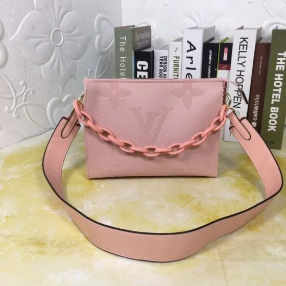 Louis Vuitton M47542 Pink empreinte leather 25x20x5cm shoulder — AAA Quality Replica