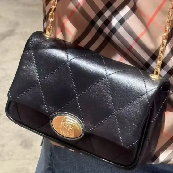 Burberry Black 25x18x10cm shoulder bag Premium Replica