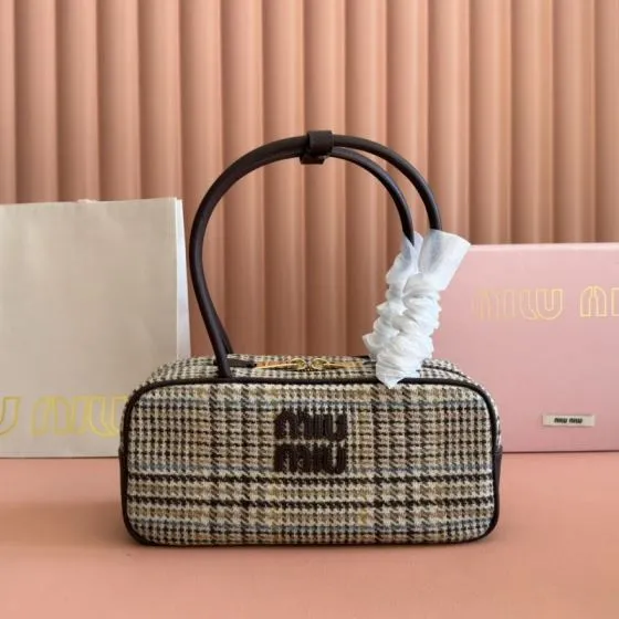 Miu Miu Brown shoulder bag 1 1 Replica