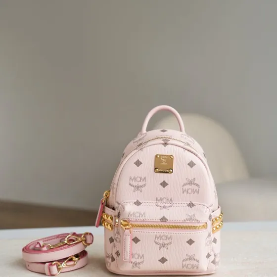 MCM Stark Monogram 30x38x15cm shoulder bag Top Quality Replica