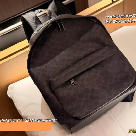 Coach Black shoulder bag Premium Replica