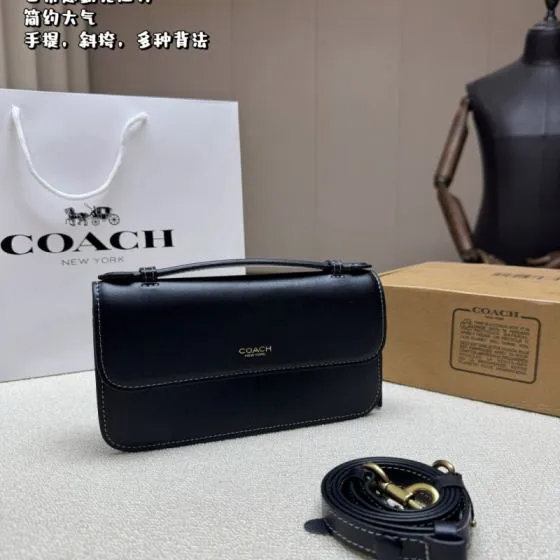 Coach Calfskin shoulder bag Premium Replica