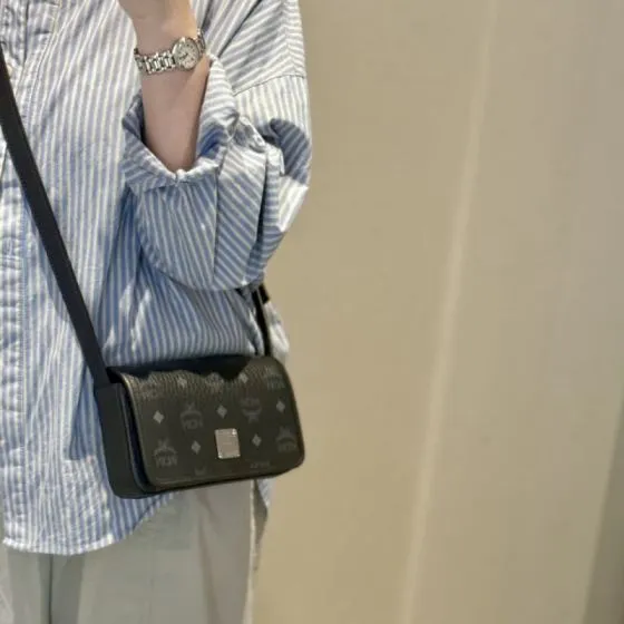 MCM Visetos 18x12cm shoulder bag AAA Quality Replica