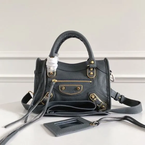 Balenciaga City Gray 38x28x15cm shoulder bag 1 1 Replica