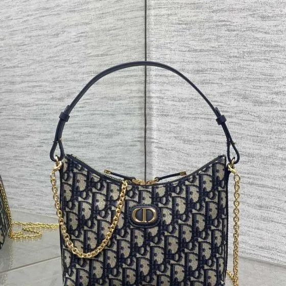 Dior Miss Blue Oblique shoulder 1 1 Replica