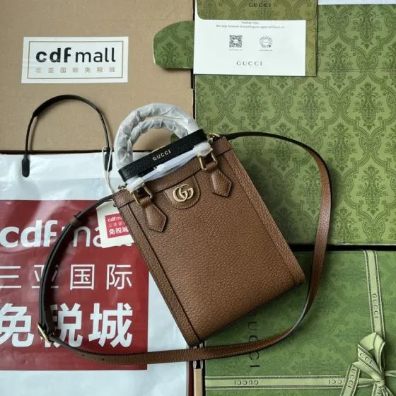 Gucci Brown mini crossbody 1 1 Replica