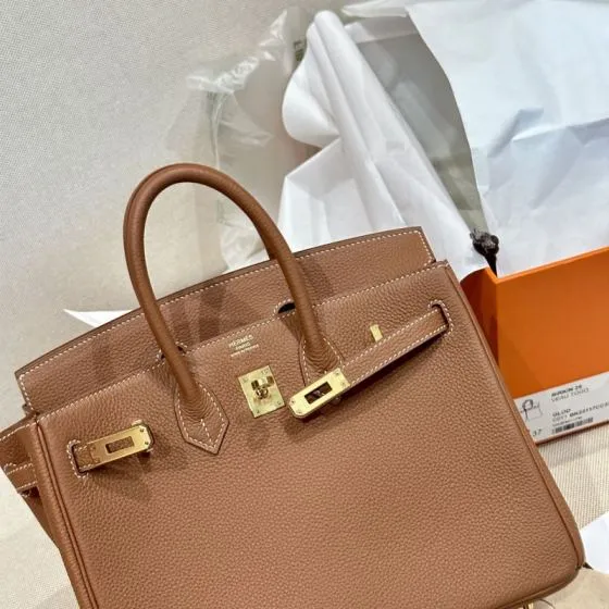 Hermes Birkin 25 Gold Togo 25 everyday — AAA Quality Replica