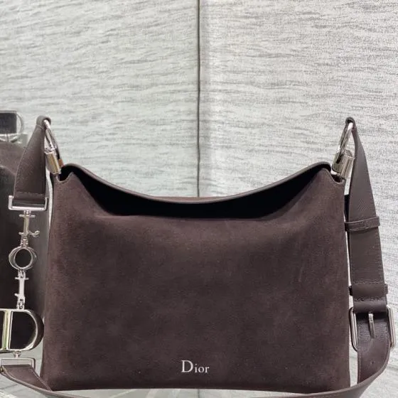Dior Brown suede crossbody — 1:1 Replica