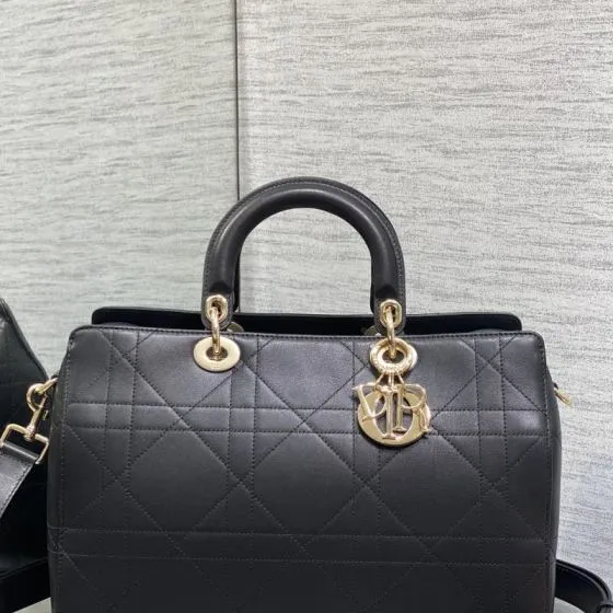Dior Lady Black shoulder AAA Quality Replica