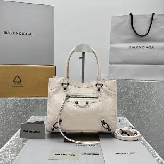 Balenciaga City White 38x28x15cm shoulder bag Premium Replica