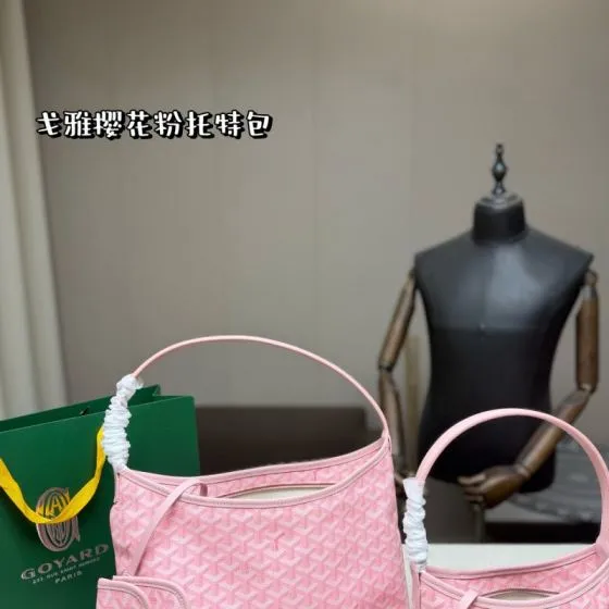Goyard Boh me Hobo Pink 42x27x15cm shoulder bag Premium Replica