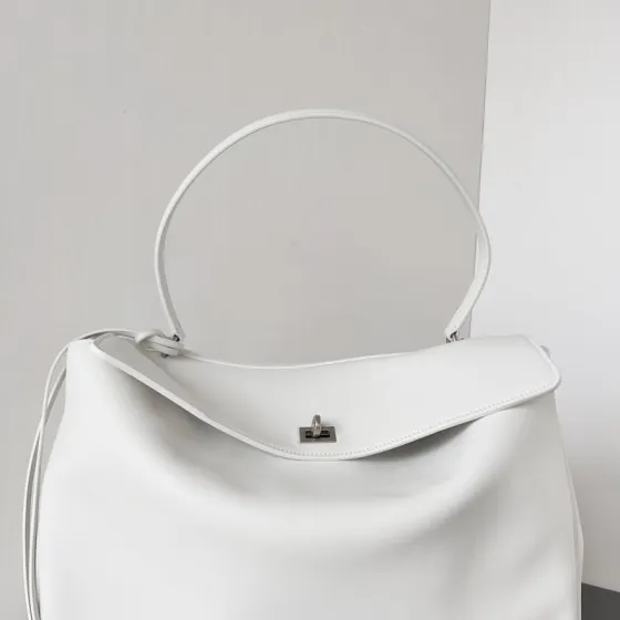 Balenciaga White 40x30x16cm shoulder bag AAA Quality Replica
