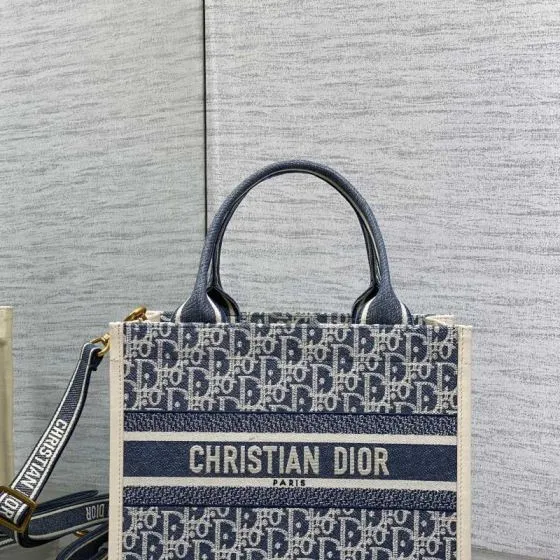 Dior Book Tote Blue Oblique — Top Quality Replica