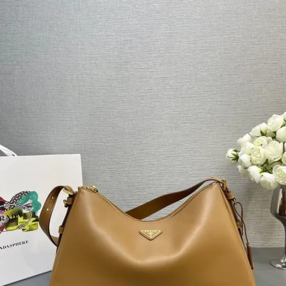Prada Brown shoulder bag AAA Quality Replica