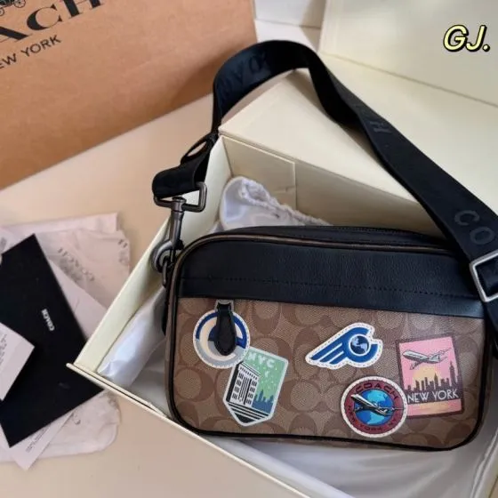 Coach Black 25x18x10cm shoulder bag Top Quality Replica