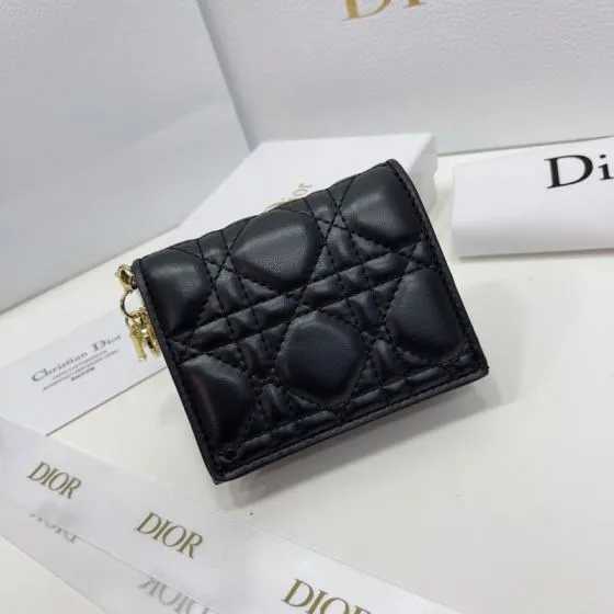 Dior Lady Black 11 8 5 3 wallet Premium Replica
