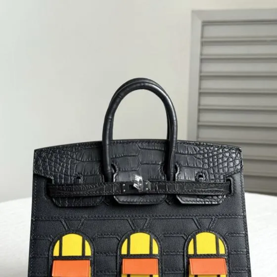 Hermes Birkin 20 Black 20 handbag — AAA Quality Replica