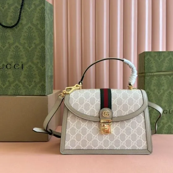Gucci Ophidia 651055 Beige GG Supreme 25x17 5x7cm shoulder Premium Replica