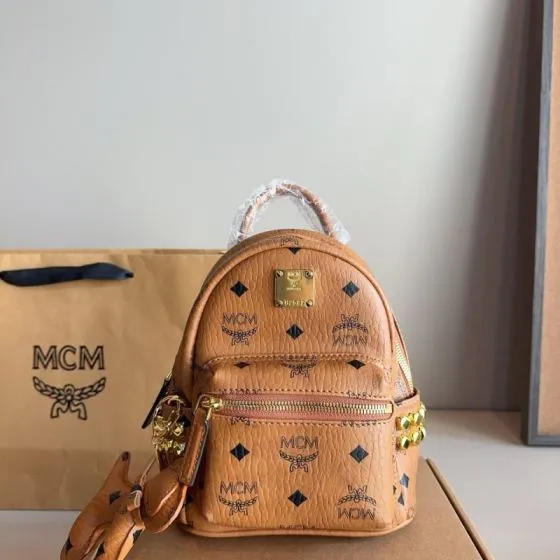 MCM Stark Visetos 30x38x15cm shoulder bag AAA Quality Replica