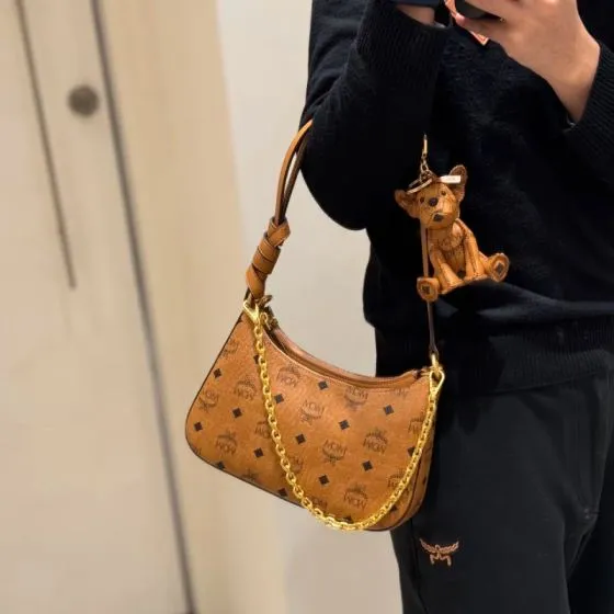 MCM Visetos 25x18x10cm shoulder bag AAA Quality Replica