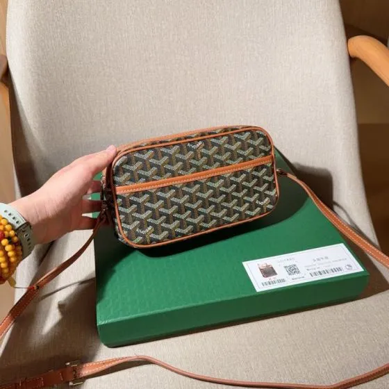 Goyard Brown 25x18x10cm shoulder bag AAA Quality Replica