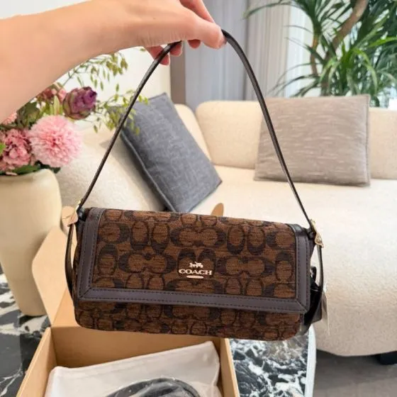 Coach Monogram shoulder bag AAA Quality Replica