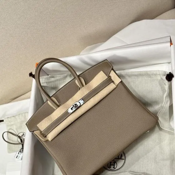 Hermes Birkin 25 Taupe 25cm everyday — Top Quality Replica