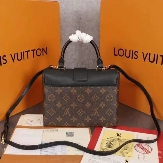 Louis Vuitton One Handle Monogram Black 23x17x8cm crossbody — Top Quality Replica