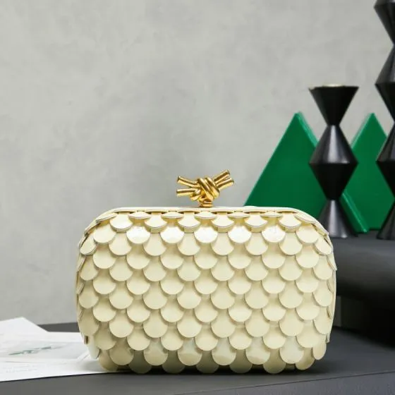 Bottega Veneta Gold shoulder bag AAA Quality Replica